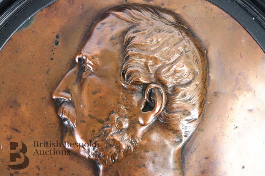 Copper Plaque of Prince Albert - Image 2 of 4