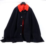 Navy and Red Cape
