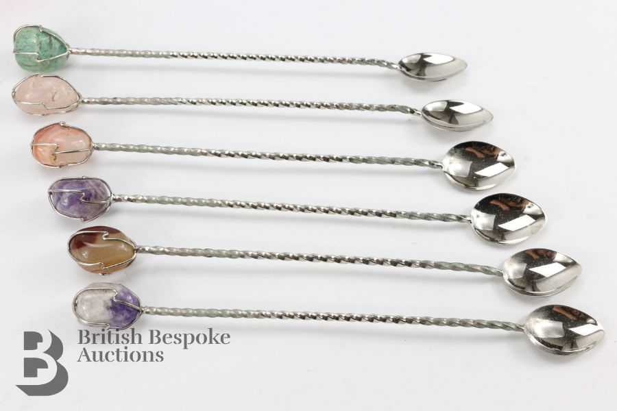 Gemstone Spoons - Image 2 of 4