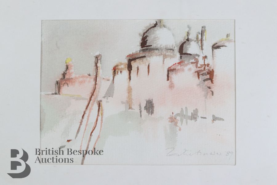 20th Century Watercolour of Jerusalem - Image 2 of 3