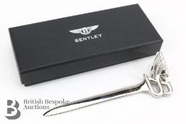 Bentley Showroom Letter Opener