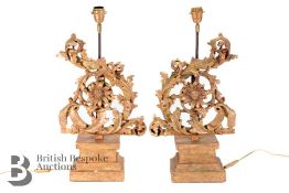 Pair of Decorative Lamp Stands