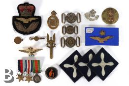 Collection of GB Regimental Cap Badges and Medallions