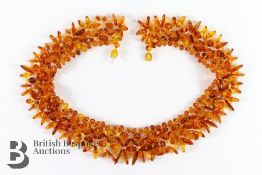 Amber Collar Necklace