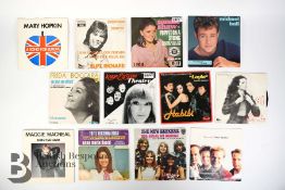 Approx. 110 45rpm Records - Eurovision Song Contest Entries, 1970s and 1980s