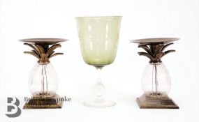 Pair of Pillar Candle Stands