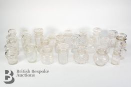 Quantity of Victorian Pickle Jars and Covers