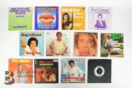 Approx. 500 45rpm Records - European Pop Artists 1970s and 1980s