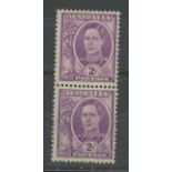 1949 2d coil pair U/M, fine.