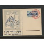 Baden 1949 Engineers Congress 30pf on illustrated card with special cancel.