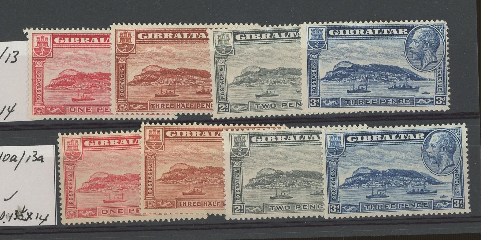 1931-33 set perf 14 & perf 13½ x 14 Mint.