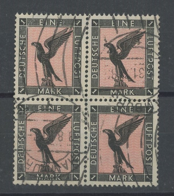 1926 Air 2m Bird Statue block of 4 used, fine. - Image 2 of 2