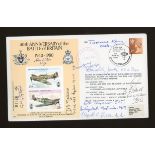 1980 RAF 40th Anniversary Battle of Britain cover signed by 10 Battle of Britain participants.