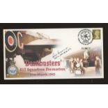 2007 Dambusters cover signed by Les Munro. 1 of 20 covers. Unaddressed, fine.