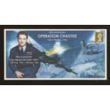 2008 Operation Chastise cover signed by Les Munro DFC. 1 of 25 covers. Unaddressed, fine.