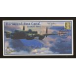 2004 Dortmund-Ems Canal cover signed by L.Rooke. 1 of only 4 covers. Unaddressed, fine.