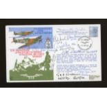 1981 RAF 41st Anniversary Battle of Britain cover signed by 10 Battle of Britain participants.