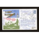 1981 RAF 41st Anniversary Battle of Britain cover signed by 11 Battle of Britain pilots.