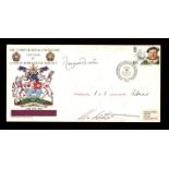 1982 Royal Engineers Freedom of London Borough of Barnet BFPS cover signed by Margaret Thatcher &