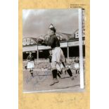 Football: Jack Crompton autographed 20 x 15 cm black & white photo with