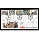 Football: 1996 Football Legends FDC signed by Alan McNally, Charlie Nicholas, Matt le Tissier,