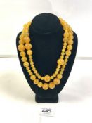 AMBER STYLE GRADUATED NECKLACE