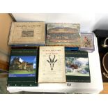 ELEVEN VINTAGE WOODEN PUZZLES IN BOXES- QUEENS PROCESSION, CAROUSEL, NINE OTHERS.