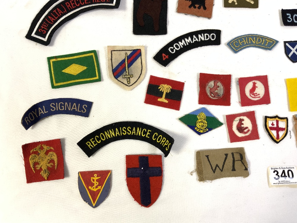 QUANTITY OF MILITARY CLOTH BADGES - Image 3 of 8