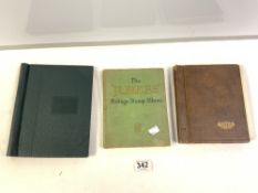 EARLY STAMP ALBUMS INCLUDES PENNY BLACK REDS AND MORE