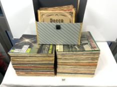 LARGE QUANTITY OF LPS, INCLUDES- DUKE ELLINGTON, JIM REEVES, WEST SIDE STORY AND MANY MORE.