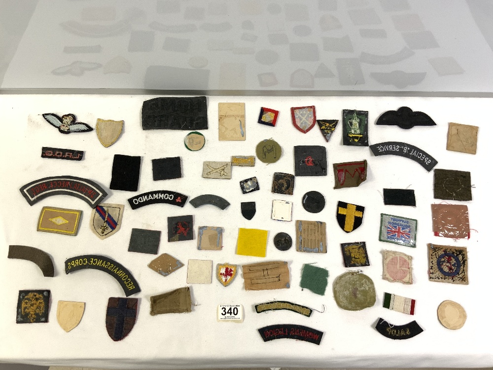 QUANTITY OF MILITARY CLOTH BADGES - Image 6 of 8