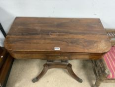 ROSEWOOD CARD TABLE