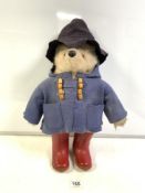 A PADDINGTON BEAR SOFT TOY. BY GABRIEL