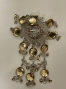 SCANDINAVIAN 830S SILVER FILAGREE BROOCH