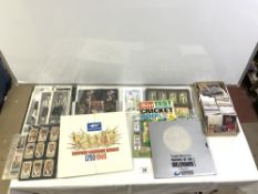 QUANTITY OF MAINLY SPORTS TRADING CARDS/CIGARETTE CARDS INCLUDES PANINI AND MORE