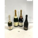 TWO MAGNUMS OF CHAMPAGNE - JUSTERINI AND BROOKS PRIVATE CUVEE SARCEY BRUT CHAMPAGNE, FLEUR DE