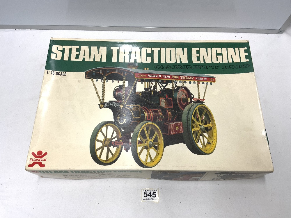 TWO MECCANO ARMY CONSTRUCTION SETS IN ORIGINAL BOXES, AND A BANDAI STEAM TRACTION ENGINE SET IN - Image 2 of 7