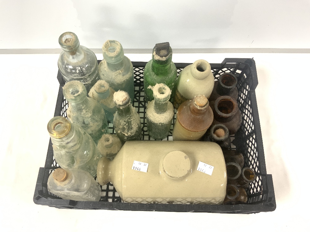 ANTIQUE/VINTAGE BOTTLES AND AND STONEWARE INCLUDES COD BOTTLES - Image 2 of 7