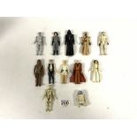 STAR WARS SET OF ELEVEN ORIGINAL MAIN CHARACTERS, ALL MARKED - COPYWRIGHT G.M.F.G.I. 1977, HONG