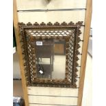 VINTAGE GILDED MIRROR 44 X 54CM