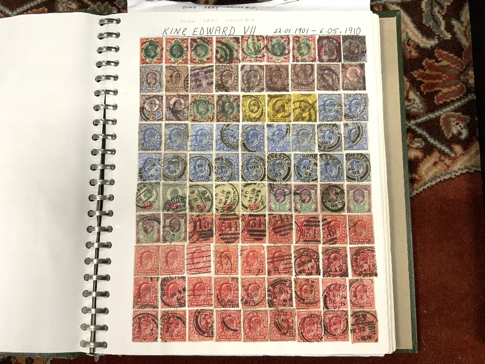 QUANTITY OF WORLD STAMPS IN ALBUMS INCLUDES PENNY REDS - Image 3 of 18
