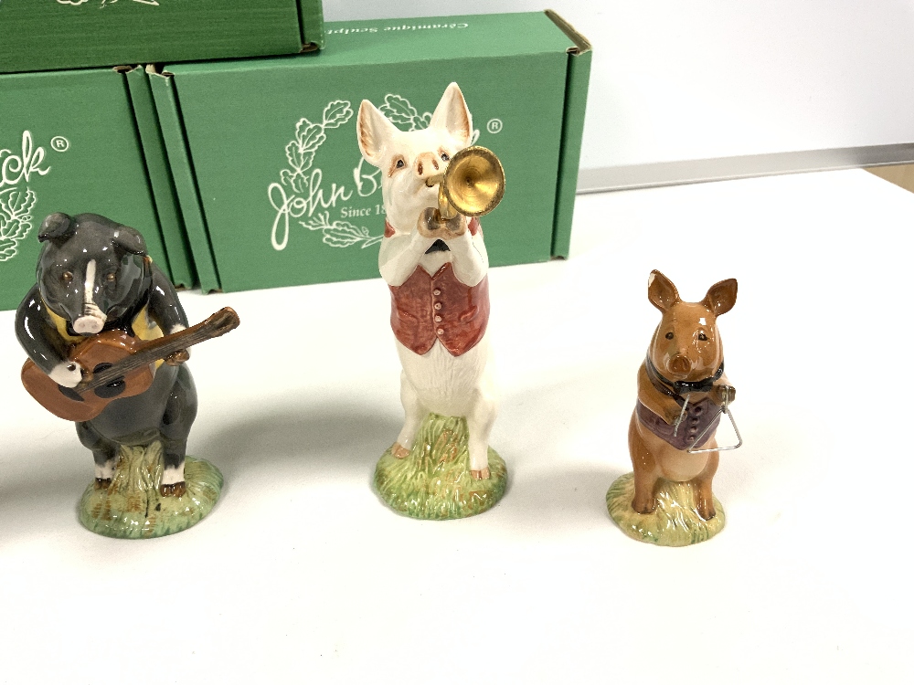 FIVE BESWICK PIGS - ANDREW, JAMES, MATTHEW, CHRISTOPHER, AND MICHAEL. - Image 2 of 4