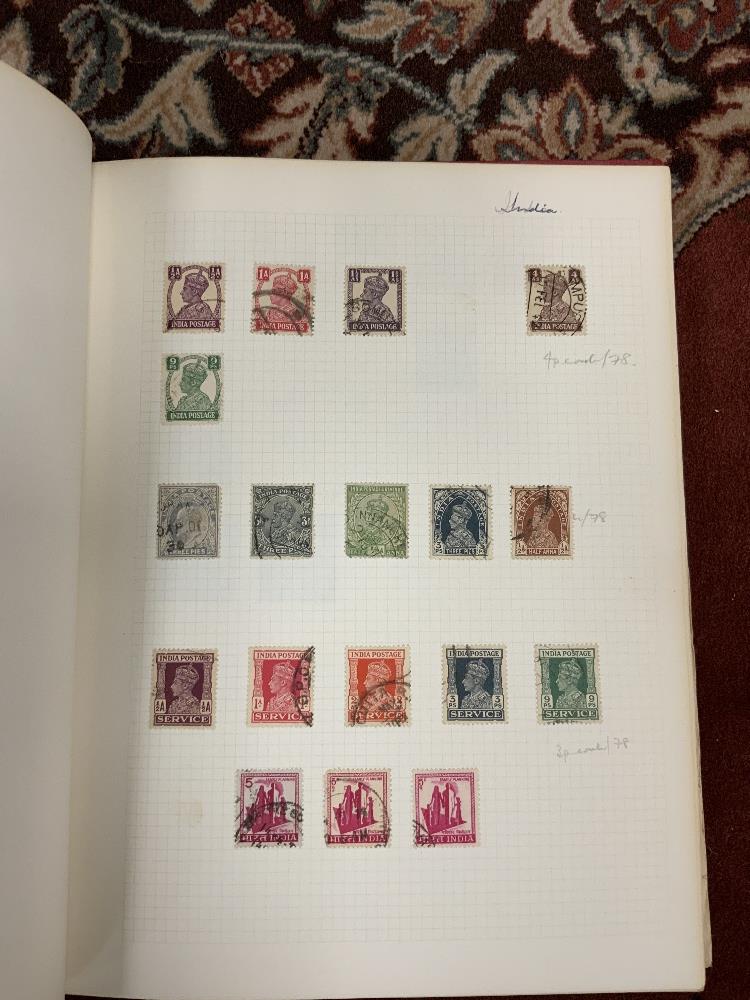QUANTITY OF WORLD STAMPS IN ALBUMS INCLUDES PENNY REDS - Image 17 of 18