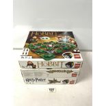 LEGO BOXED HARRY POTTER (HOGWARTS) 3862 THE HOBBIT (AN UNEXPECTED JOURNEY) 3920 AND MINOTAURUS 3841