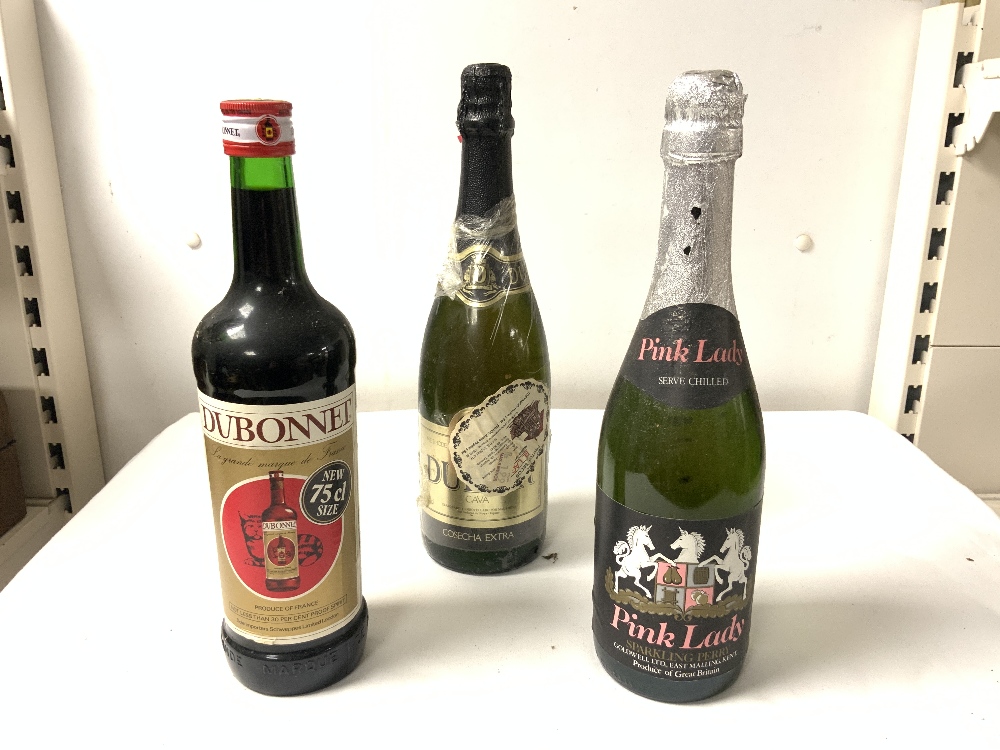 QUANTITY OF BOTTLES OF WINES AND SPIRITS- GRAND MARNIER, PINK LADY SPARKLING PERRY, LAURENT - Image 5 of 5