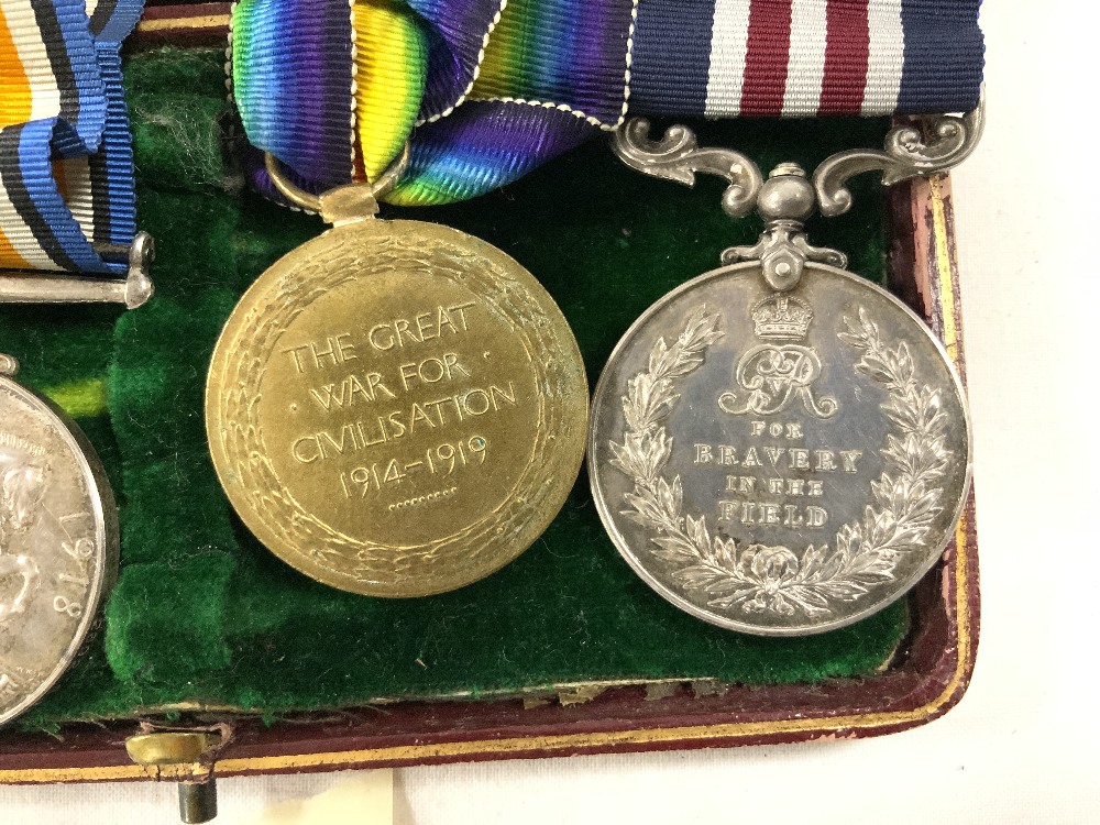 FOUR MEDALS - FIRST WORLD WAR MEDAL GROUP TRIO - AWARDED TO SJT W.J. ALBERY 2692. SURR. YEO, WHEN - Image 6 of 13