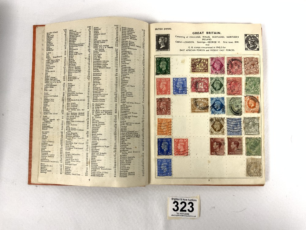 IMPROVED STAMP ALBUM - GREAT BRITAIN AND WORLD STAMPS. - Image 2 of 3