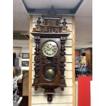 VINTAGE VIENNA WALL CLOCK 106 CM