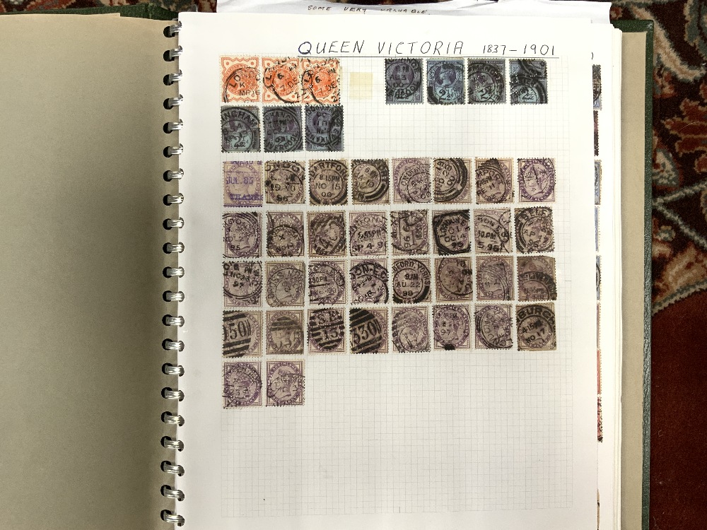 QUANTITY OF WORLD STAMPS IN ALBUMS INCLUDES PENNY REDS - Image 2 of 18