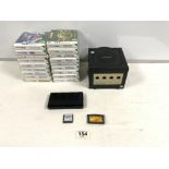 NINTENDO GAME CUBE, AND NINTENDO DS LITE, AND 20 GAMES FOR DS.